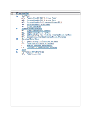 AppLCC Site Map