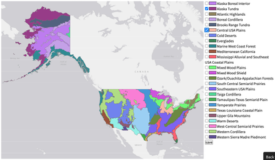 Expertise Regions map tab.