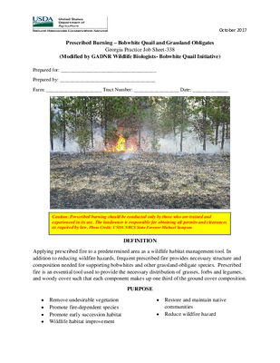 338-Prescribed Burning