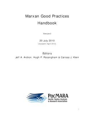Marxan Good Practices Handbook