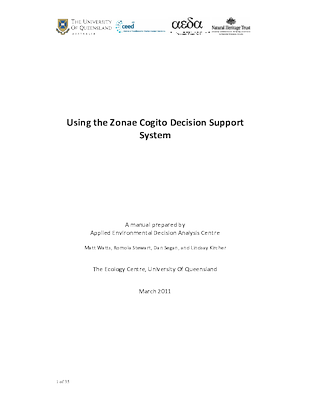 User Manual for Zonae Cogito Software