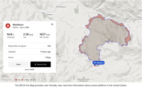 Western Fire Chiefs Association (WFCA)  Fire Map