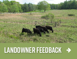 Landowner Feedback button